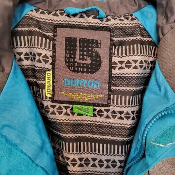 Burton Snowboard Coat Dryride Ski Jacket Size XS Gray - Picture 3 of 13